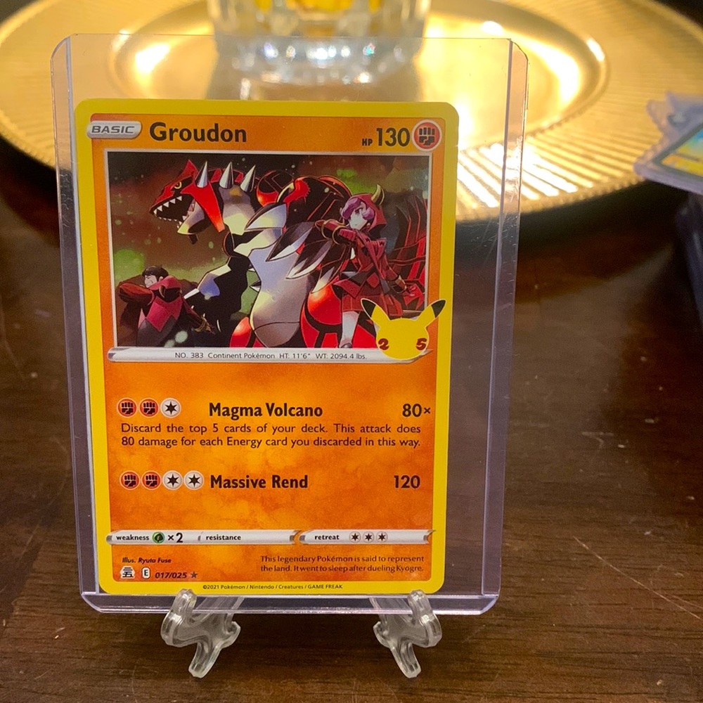 Pokemon Celebration Card